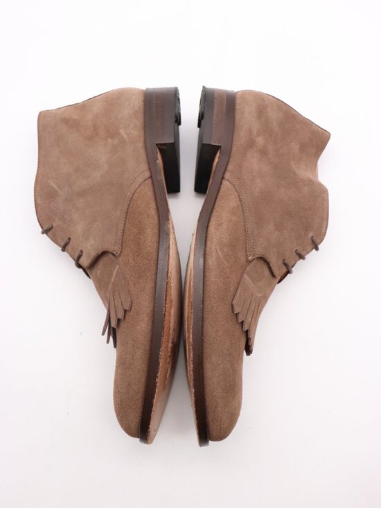 Paul Fredrick Men\'s Size 11.5 M Brown Suede Kiltie Chukka Ankle Boots main image 5
